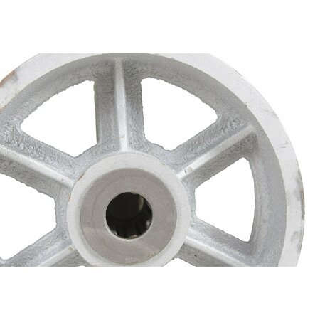 Vestil Cast Iron Wheel 8x3 2.5K Silver WHL-CI-8X3